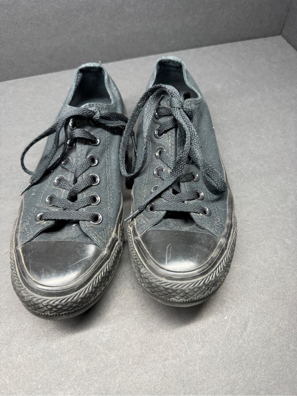 Converse Black Low Top Canvas Sneakers
